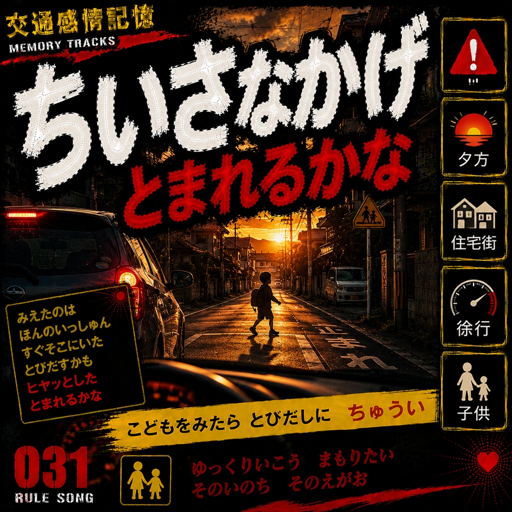 ステップ・オン・ザ・ストリート (子どもの飛び出し注意と住宅街の徐行ルール / 学科試験の罠対策mp3)