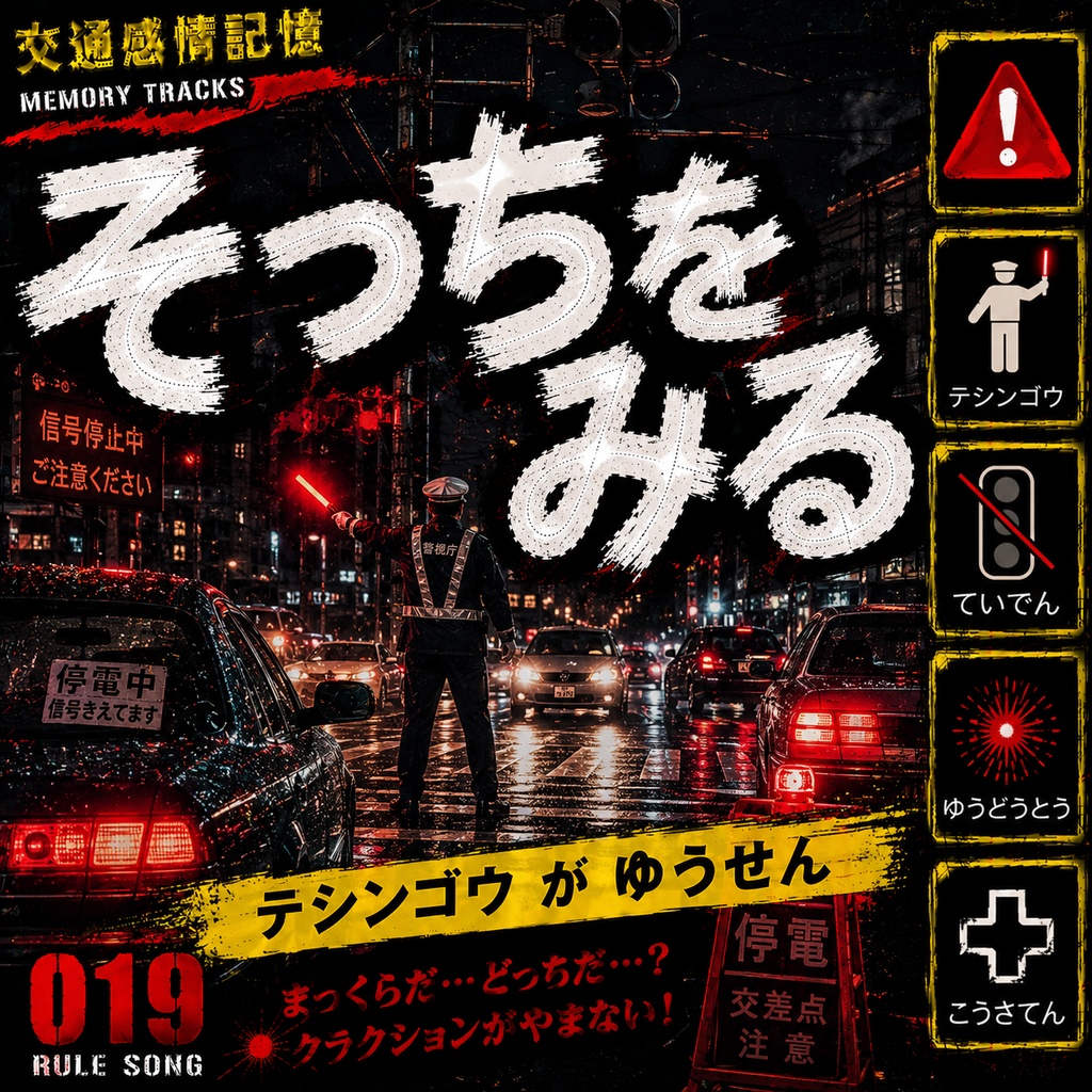 白い手袋のタクト （警察官の手信号優先ルール・停電交差点の対処法 / 学科試験の罠対策mp3）