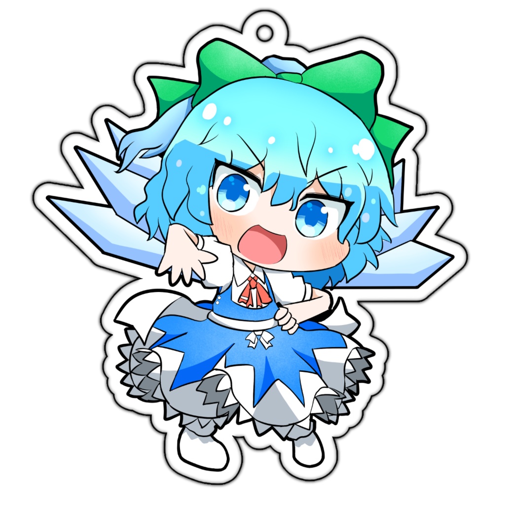 アクリルキーホルダー　チルノ