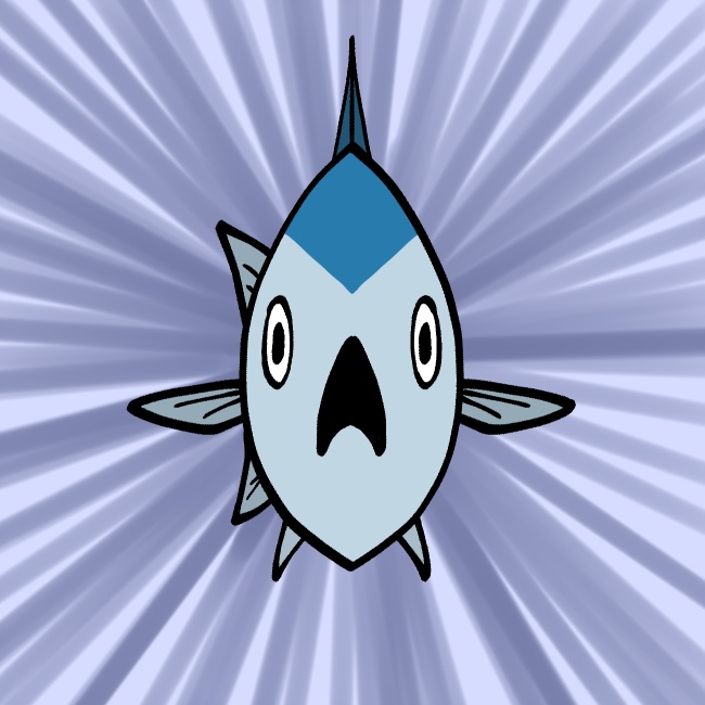 迫りくるマグロGIFアニメ