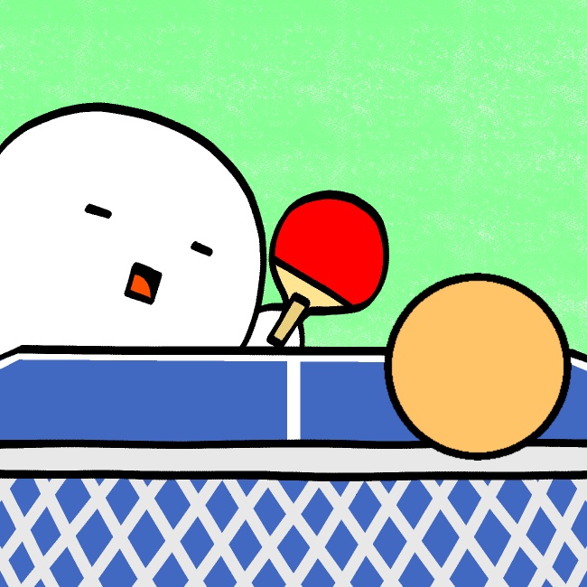 卓球スマッシュGIFアニメ