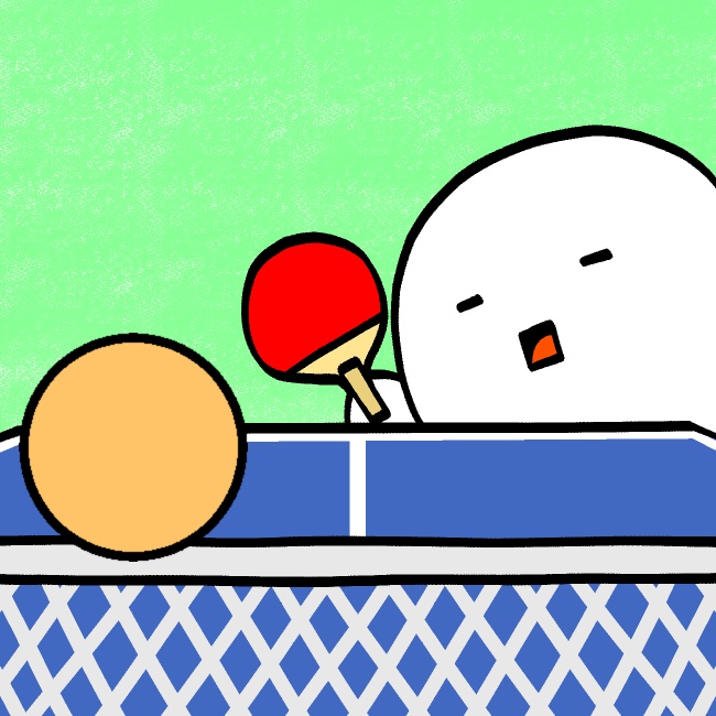 卓球スマッシュGIFアニメ