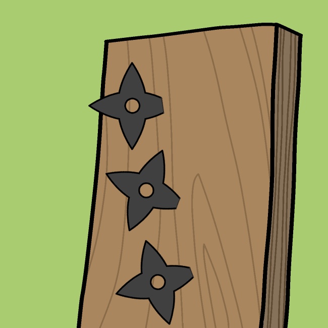 三連手裏剣GIFアニメ