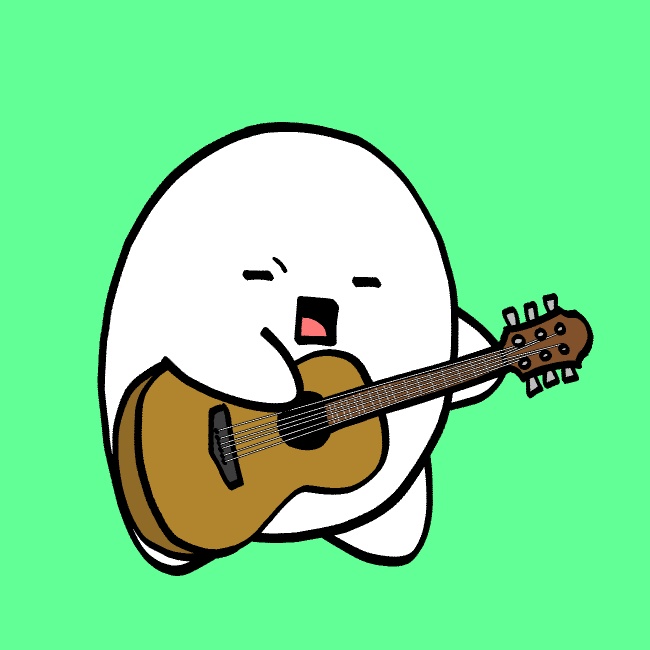 ギター演奏GIFアニメ