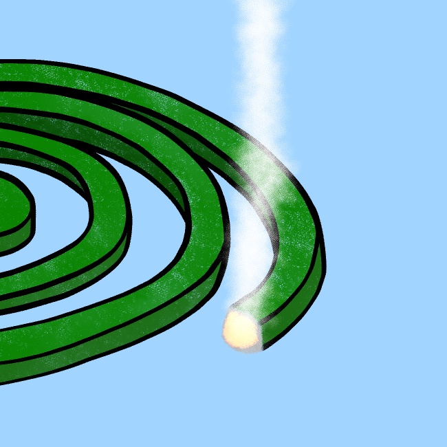 蚊取り線香モクモクGIFアニメ