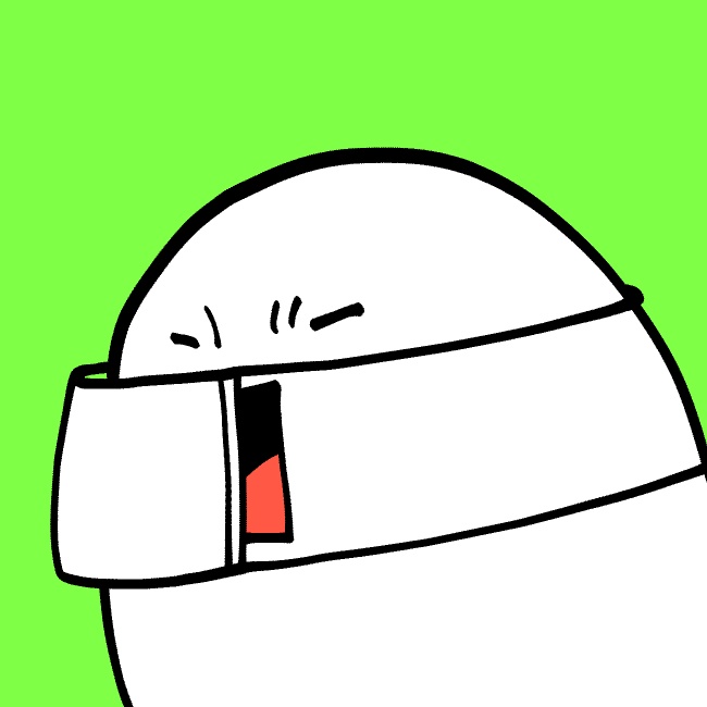 マスクくしゃみGIFアニメ
