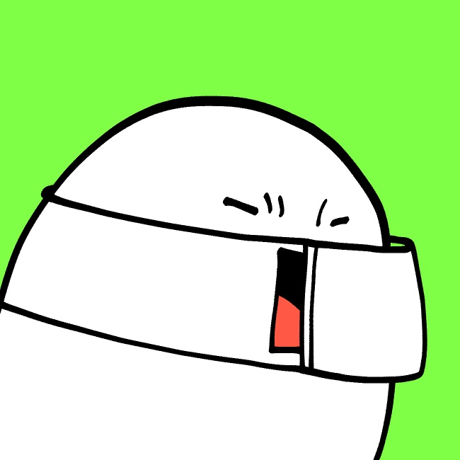 マスクくしゃみGIFアニメ