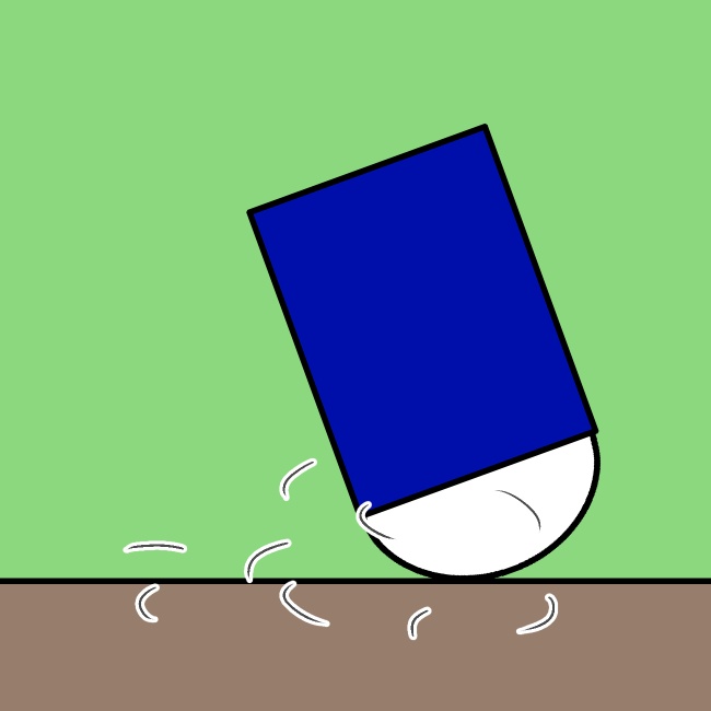 ごしごし消しゴムGIFアニメ