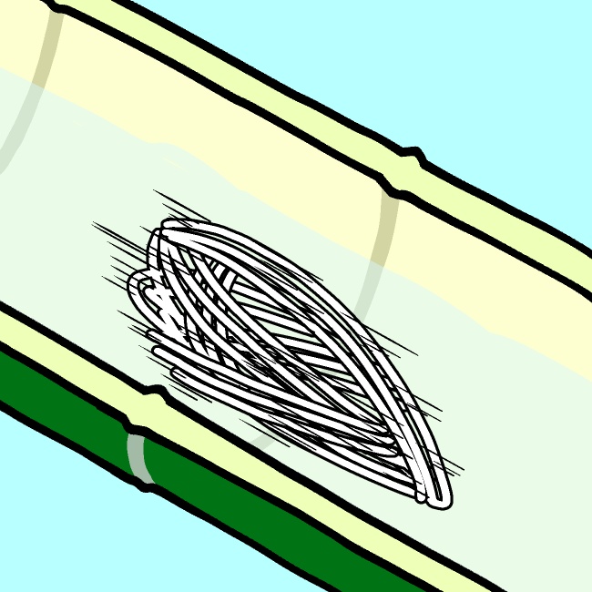 高速流しそうめんGIFアニメ