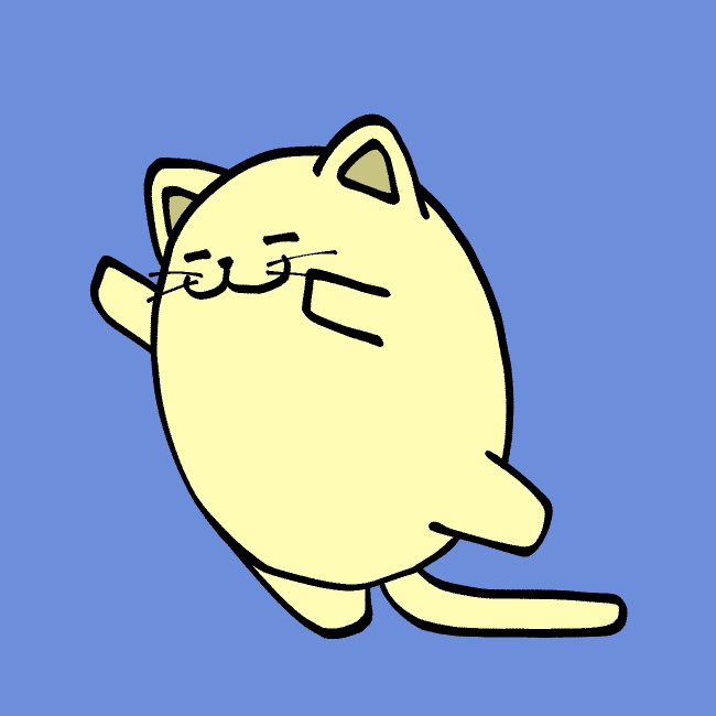 猫ダンシングGIFアニメ