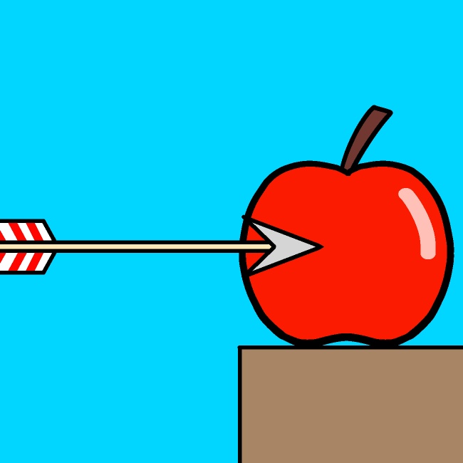 超硬いリンゴGIFアニメ
