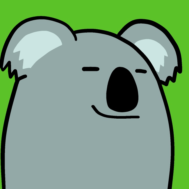 にやりコアラGIFアニメ