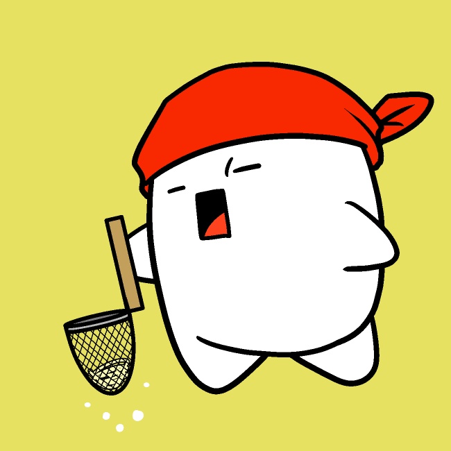 ラーメン高速湯切りGIFアニメ