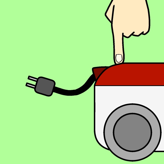 掃除機コード巻き取りGIFアニメ