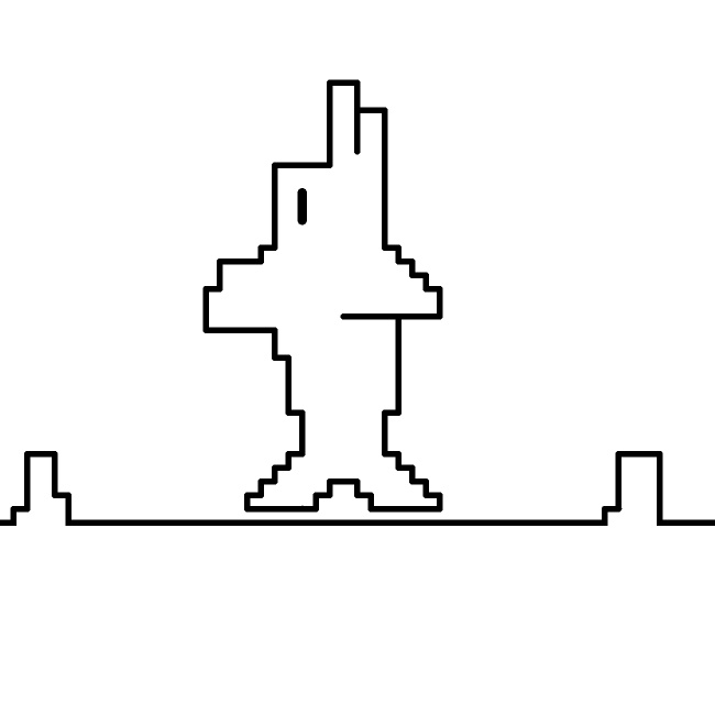 線イルカジャンプGIFアニメ