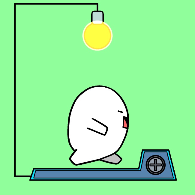 発電ランニングGIFアニメ