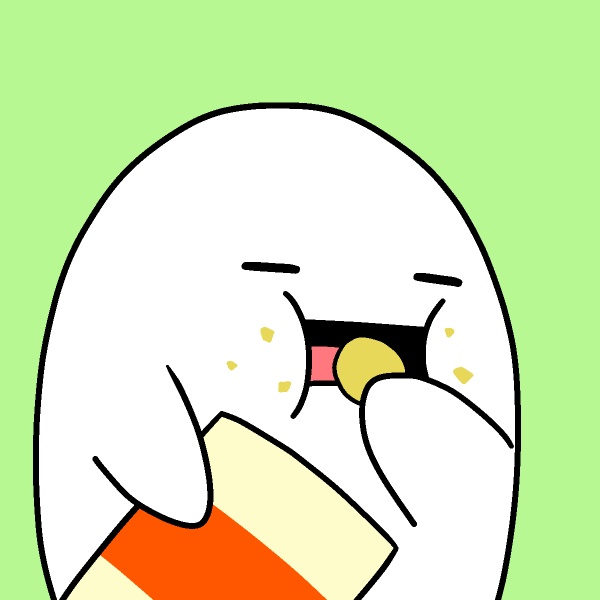 スナック菓子ポリポリGIFアニメ