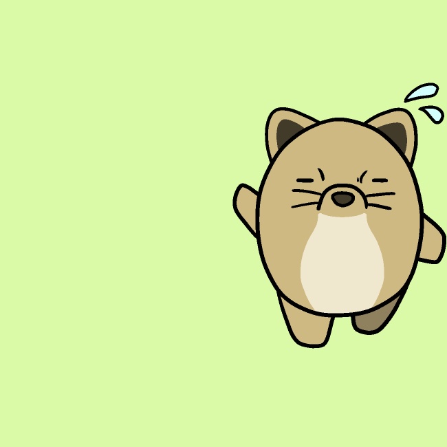 急がば回れイヌGIFアニメ