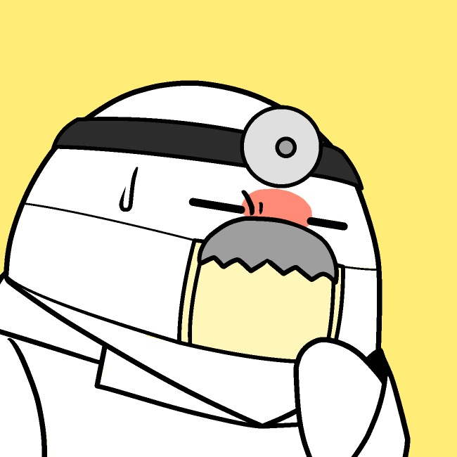医者の不養生GIFアニメ