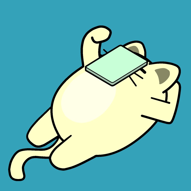 スマホ顔面落下ネコGIFアニメ