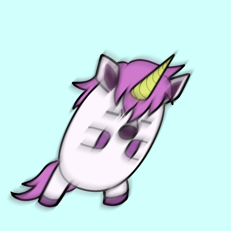 ユニコーン乱れ突きGIFアニメ