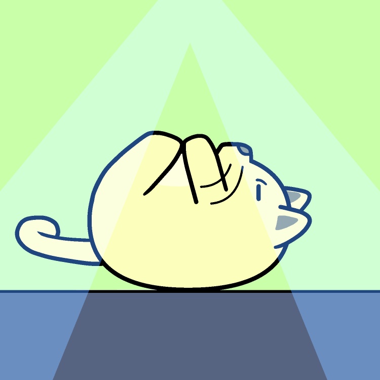 ブレイキン回転ネコGIFアニメ