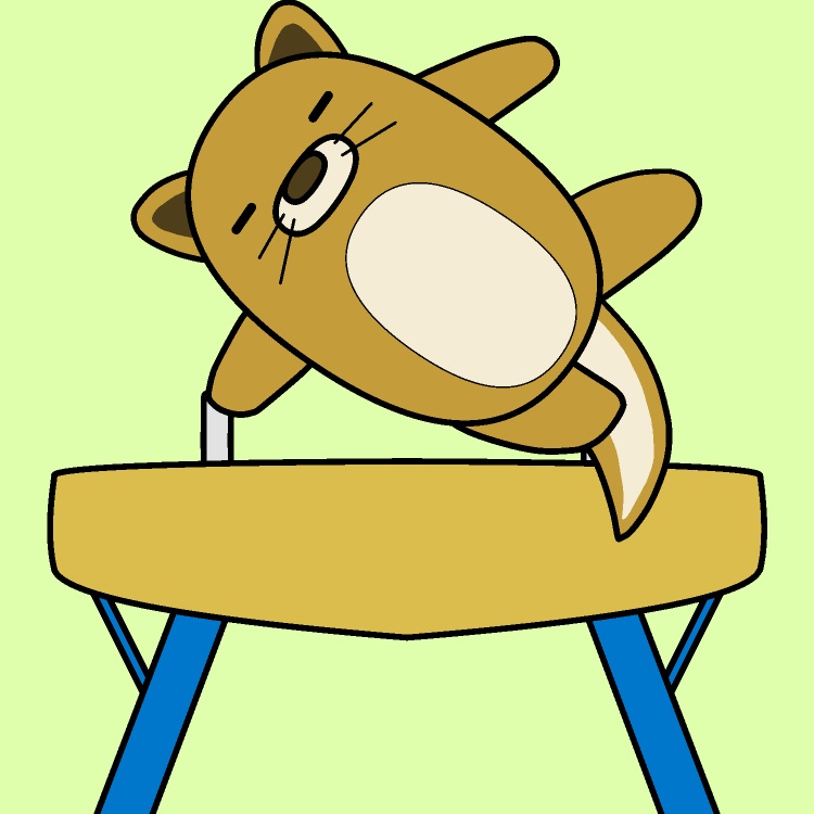 高速あん馬イヌGIFアニメ