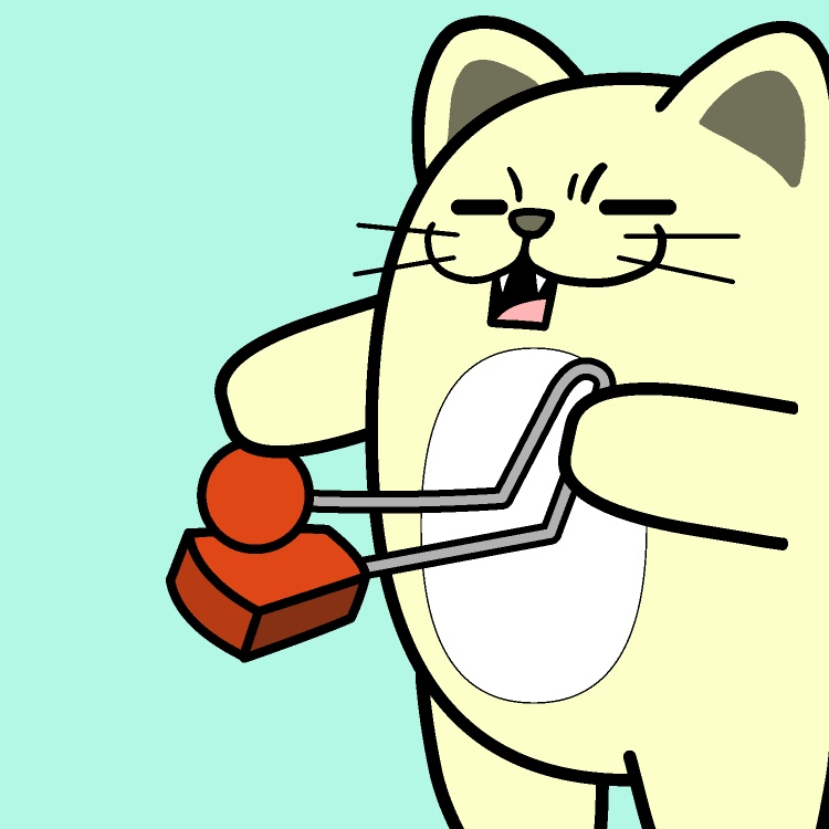 ビブラスラップ猫GIFアニメ