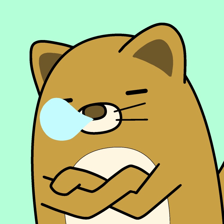 考えてたら寝てたイヌGIFアニメ