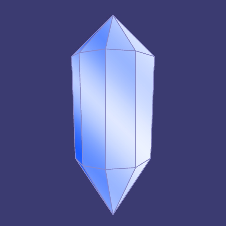 回るクリスタル