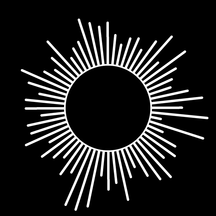 オーディオスペクトラム(円形)GIFアニメ