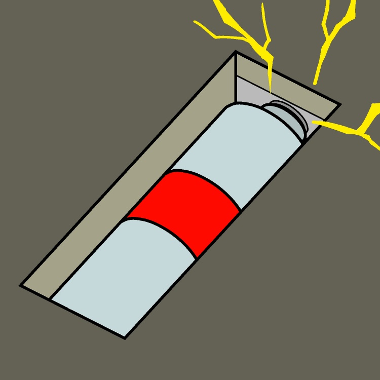 乾電池入れるGIFアニメ