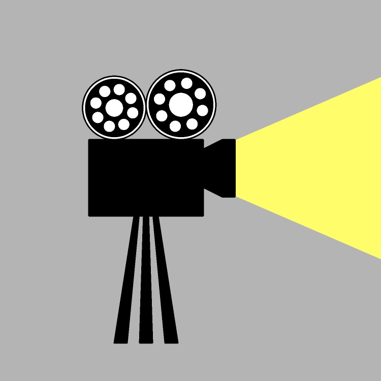 シネマトグラフ(映写機)GIFアニメ