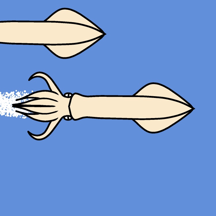 ヤリイカ連射GIFアニメ