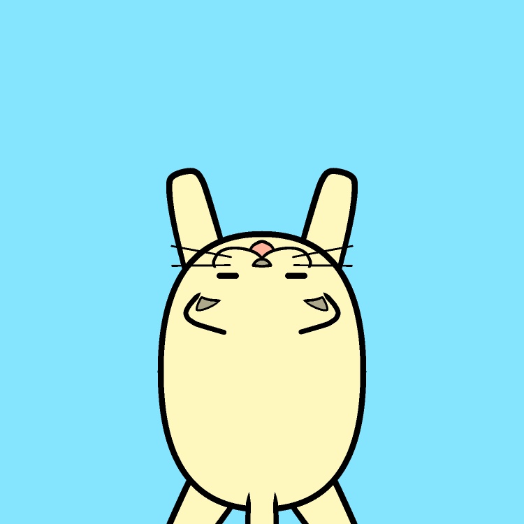 ズリズリ進みネコGIFアニメ