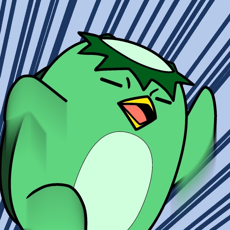 全力疾走カッパGIFアニメ