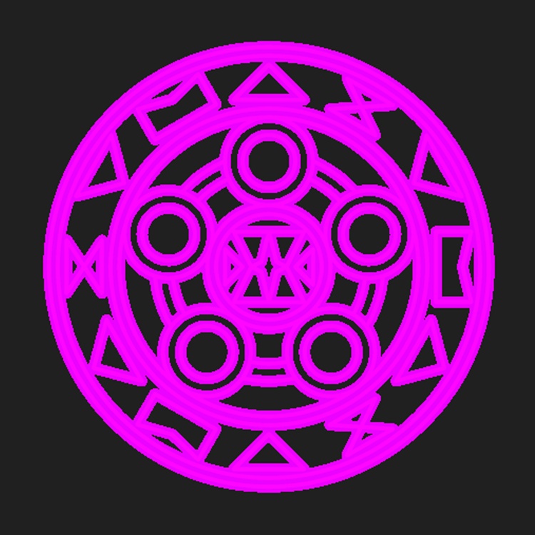 魔法陣出現GIFアニメ