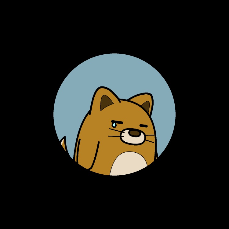 とほほエンド犬GIFアニメ