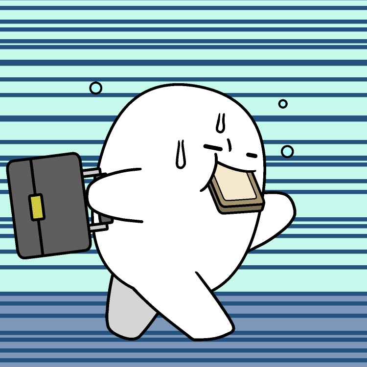 遅刻ダッシュGIFアニメ