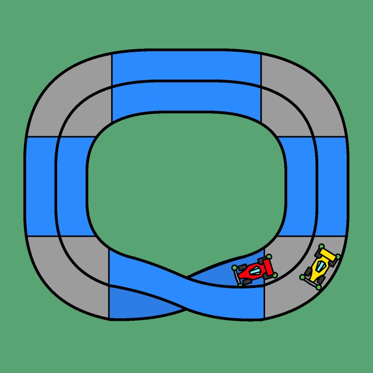 四駆カーレースGIFアニメ