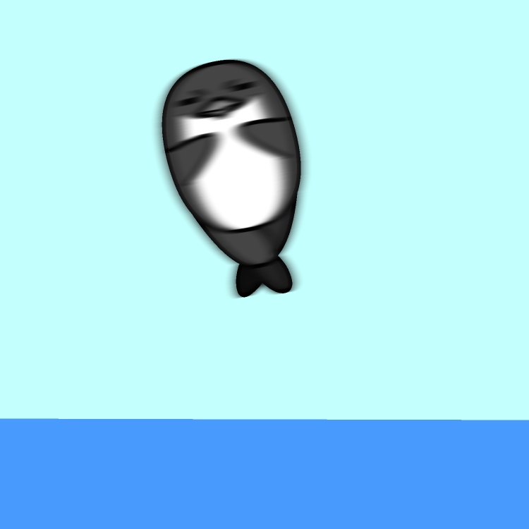 ペンギンのトリプルアクセルGIFアニメ