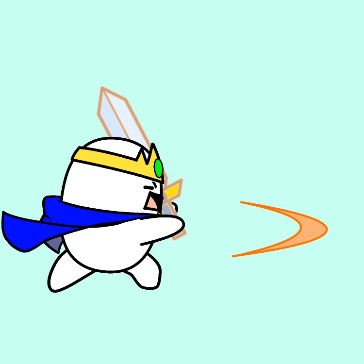 剣の斬撃魔法GIFアニメ