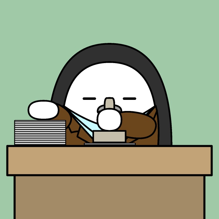 社長の判子押しGIFアニメ