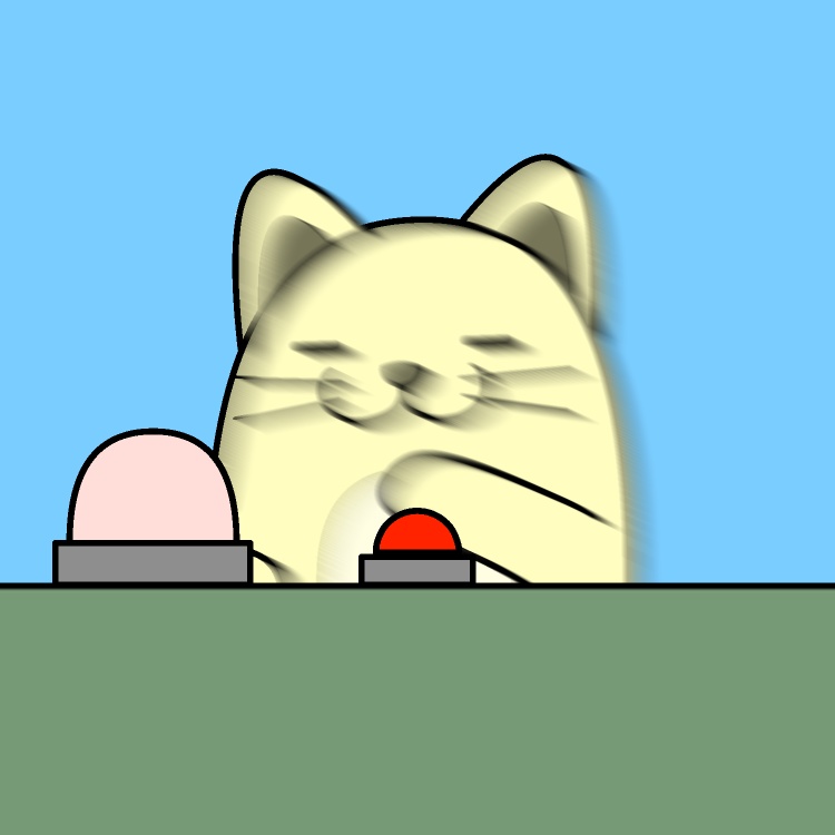 クイズ早押しネコGIFアニメ