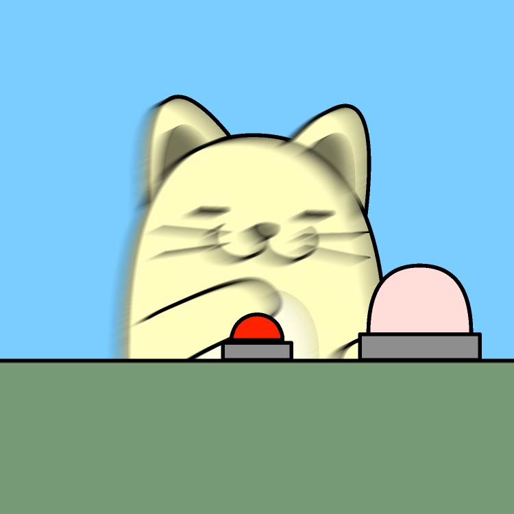 クイズ早押しネコGIFアニメ