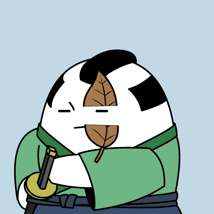 枯れ葉斬り侍GIFアニメ