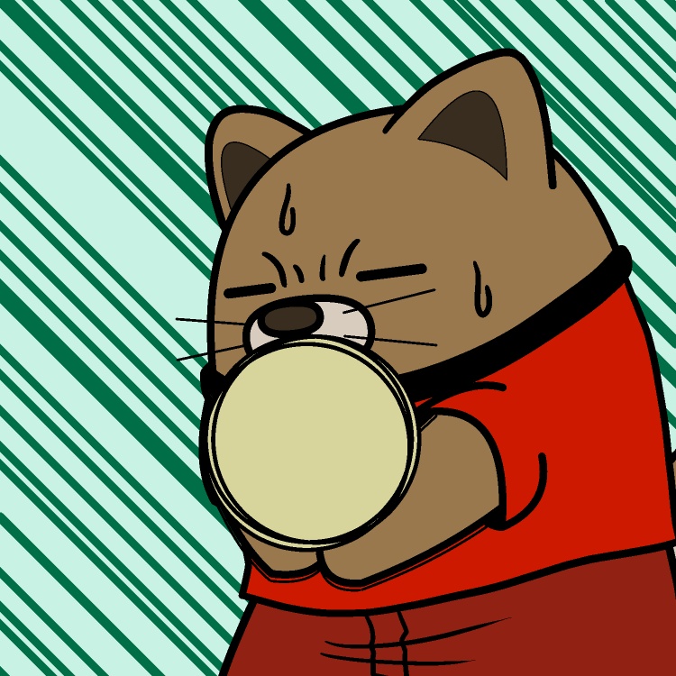 バレーボール全力レシーブ犬GIFアニメ