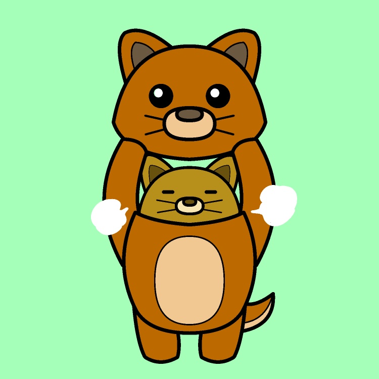 犬の着ぐるみイヌGIFアニメ