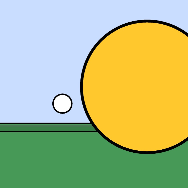 巨大的玉ビリヤードGIFアニメ