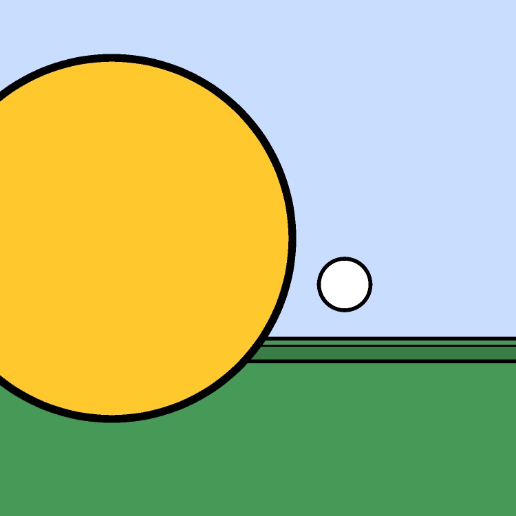 巨大的玉ビリヤードGIFアニメ